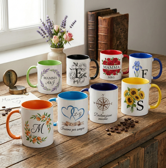 TAZZA IN CERAMICA  PERSONALIZZATA CON LA TUA FOTO TESTO IMMAGINE